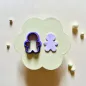 Polymer clay cutter - Gingerbread cookie Christmas ornament
