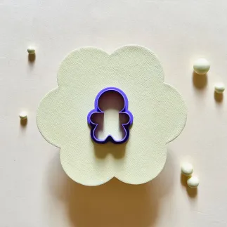 Cortador arcilla polimérica - Adorno de Navidad galleta jengibre