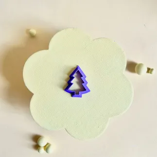 Polymer clay cutter - Christmas tree