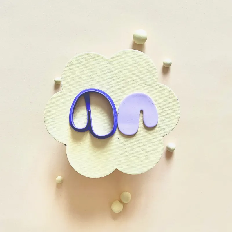 Polymer clay cutter - Organic shape bow Polymer clay cutter - Organic shape bow