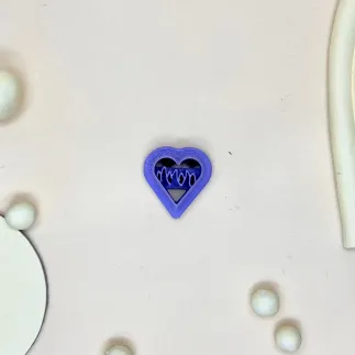 copy of copy of Cortador arcilla polimérica - trío de corazones