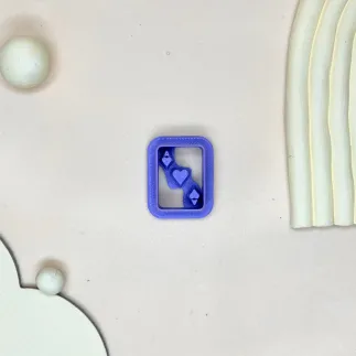 copy of copy of copy of copy of Cortador arcilla polimérica - trío de corazones