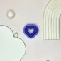 Polymer clay cutter - heart waves