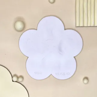 Polymer clay cutter - 5 petal flower shaped jewelry dish