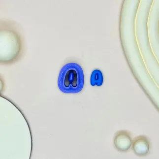 Polymer clay cutter set: 1cm alphabet - Lylo Tools