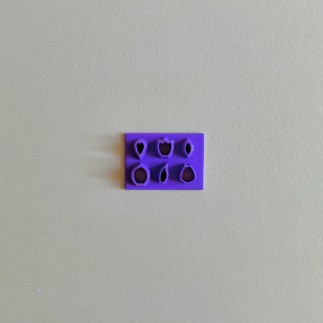 Cutter cluster for polymer clay various petals - Lylo Tools