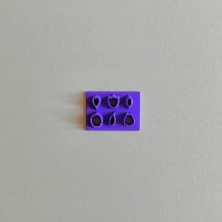 Cutter cluster for polymer clay various petals - Lylo Tools