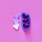 Cortador para arcilla polimérica: trío de corazones - Lylo Tools