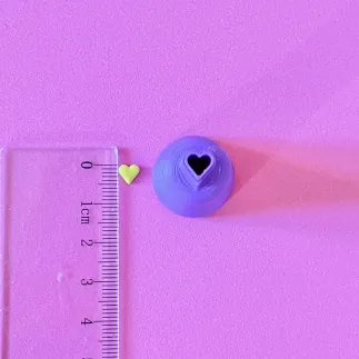 Mini polymer clay cutter - heart