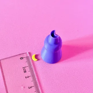 Mini polymer clay cutter - moon