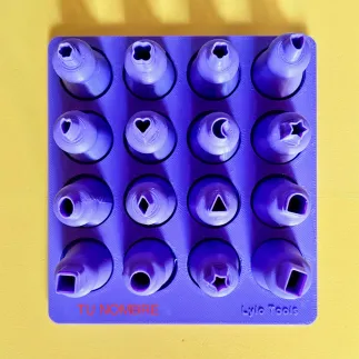 Pack 16 mini cutters for polymer clay - Lylo Tools