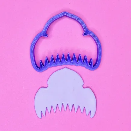 Polymer clay cutter - Fallera comb
