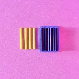 Polymer clay cutter: rectangle cluster - Lylo Tools