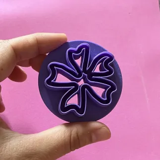Cortador arcilla polimérica: Silueta flor orgánica - Lylo Tools
