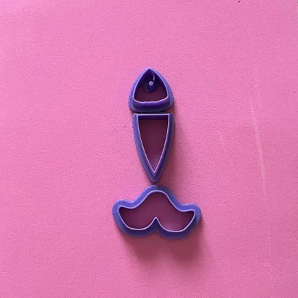 Polymer clay cutter: little fish 3 pieces - Lylo Tools