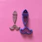 Polymer clay cutter set - little fish