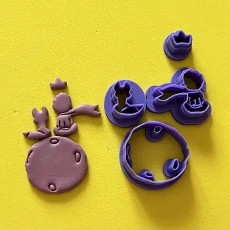 Polymer clay cutter set - The Little Prince