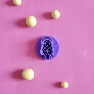 Stamp for polymer clay: Virgin style 2- Lylo Tools