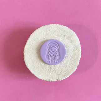 Stamp for polymer clay - Virgin style 3