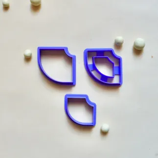 Polymer clay cutter - Corner bookmark