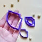 Polymer clay cutter - Corner bookmark