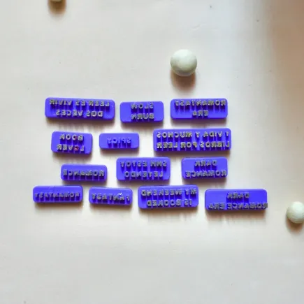 Stamp for clay bookmark edition - Lylo Tools