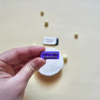 Stamp for clay bookmark edition - Lylo Tools