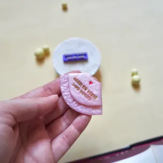 Micro stamp for clay - heart