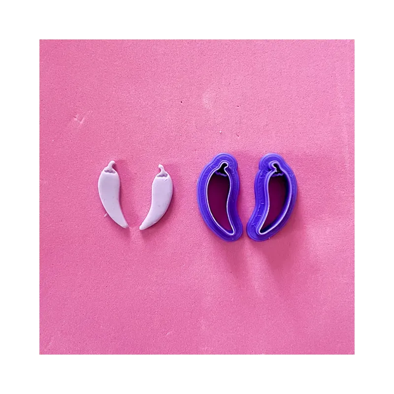 Polymer clay cutter - Chilli peppers