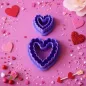 Polymer clay cutter - cloud heart silhouette