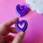 Polymer clay cutter - cloud heart silhouette