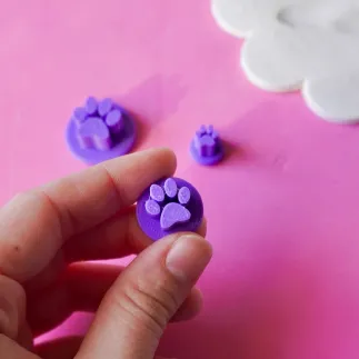 Cortador arcilla polimérica: huella de perro - Lylo Tools