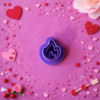 Polymer clay cutter: little fire - Lylo Tools
