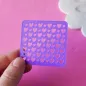Template for polymer clay - hearts