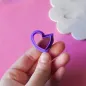 Cutter for polymer clay - heart for hoops