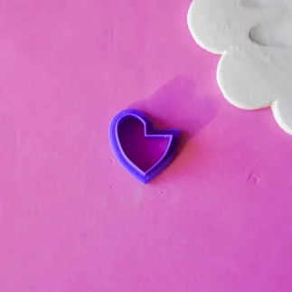 Cortador para arcilla polimérica: corazón para aros - Lylo Tools