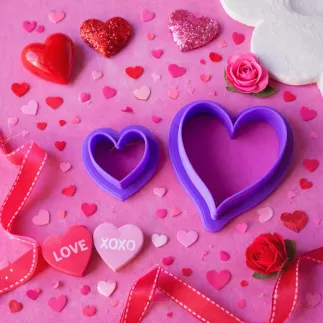 Polymer clay cutter: basic heart - Lylo Tools