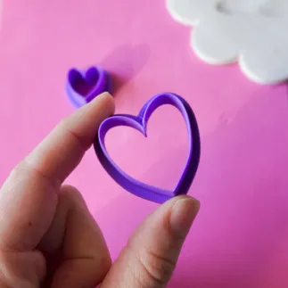 Polymer clay cutter: basic heart - Lylo Tools