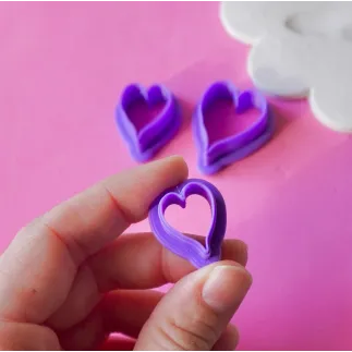 Cutter for polymer clay - Anthurium leaf