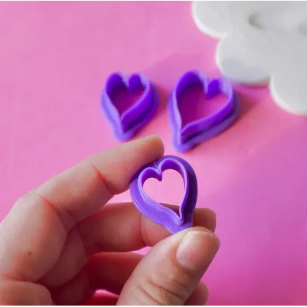 Cutter for polymer clay - Anthurium leaf