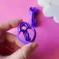 Polymer clay cutter set - key and lock