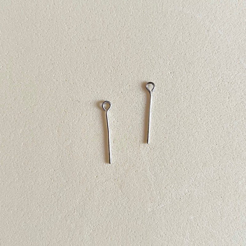 Garrota acero inoxidable plateado - 2cm