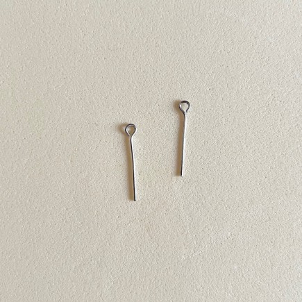 Garrota acero inoxidable plateado - 2cm