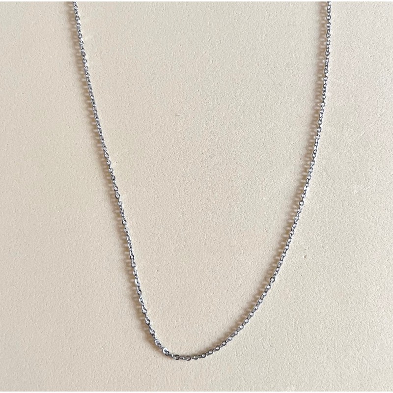 Cadena acero inoxidable 40cm - plateado