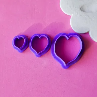 Cortador para arcilla polimérica: hoja forma de corazón - Lylo Tools