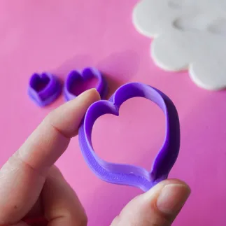 Cortador para arcilla polimérica: hoja forma de corazón - Lylo Tools