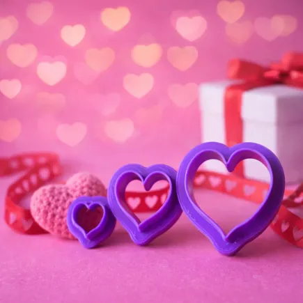 Polymer clay cutter: heart-shaped blade - Lylo Tools