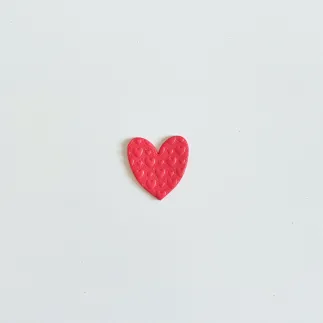 Template for polymer clay - hearts