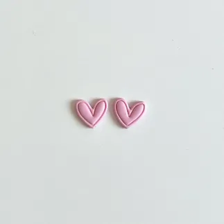 Cutter for polymer clay - heart with frame