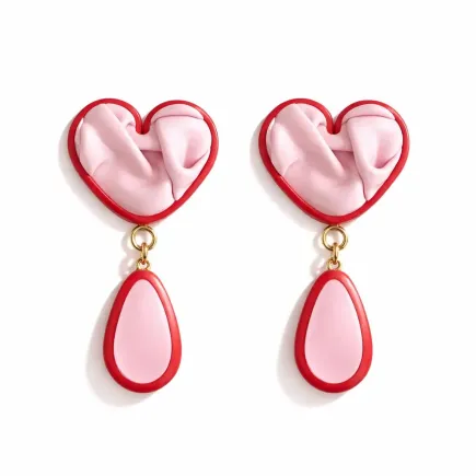 Polymer clay cutter set - bleeding heart